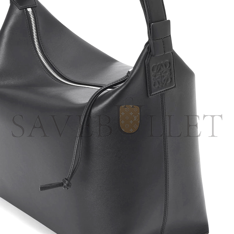 LOEWE CUBI CROSSBODY BAG IN SUPPLE SMOOTH CALFSKIN AND JACQUARD B906K70X13 (44*30*18cm) LOEWE CUBI CROSSBODY BAG IN SUPPLE SMOOTH CALFSKIN AND JACQUARD B906K70X13 (44*30*18cm)